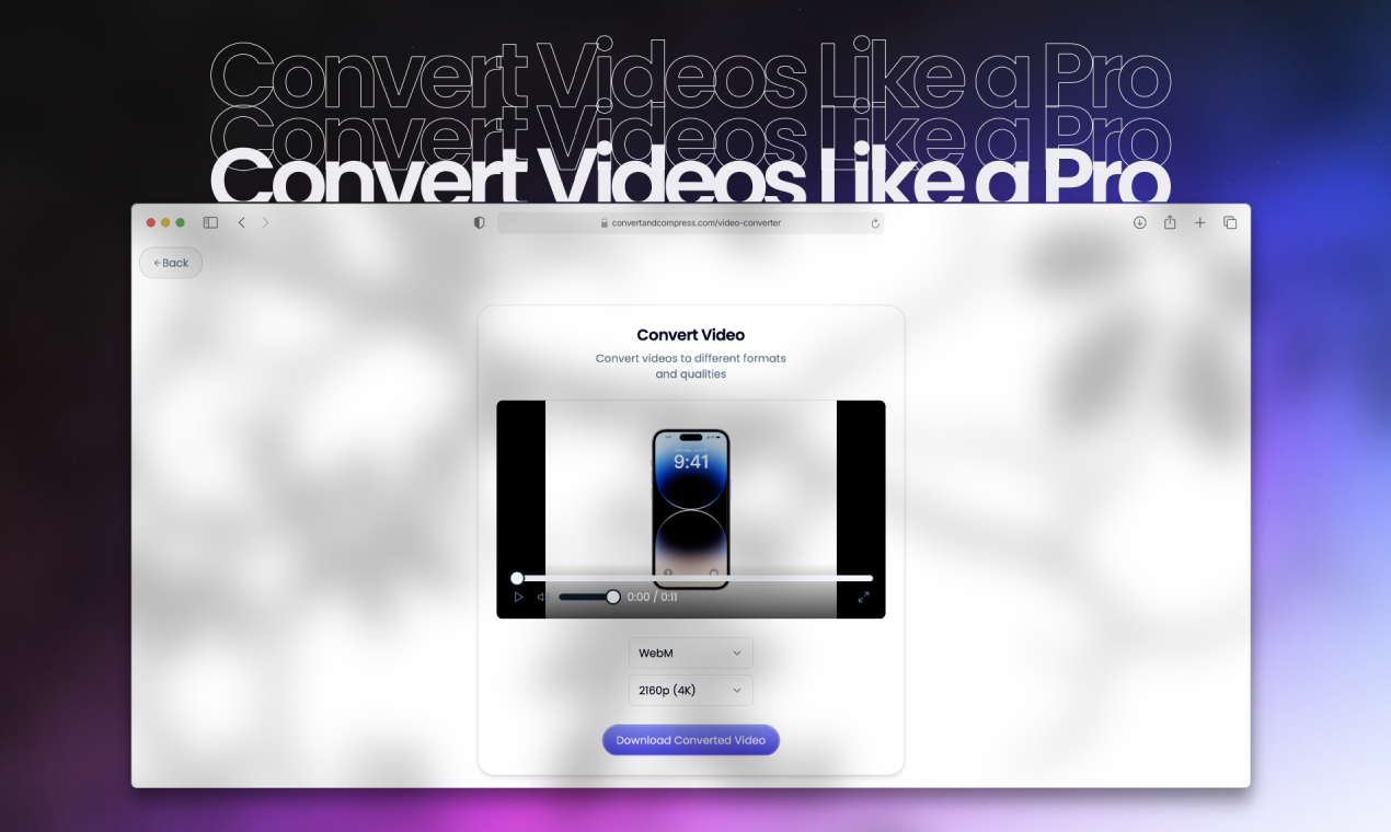 Converter e compactar media 3