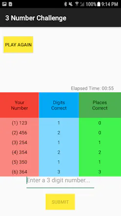 3 Number Challenge gallery image