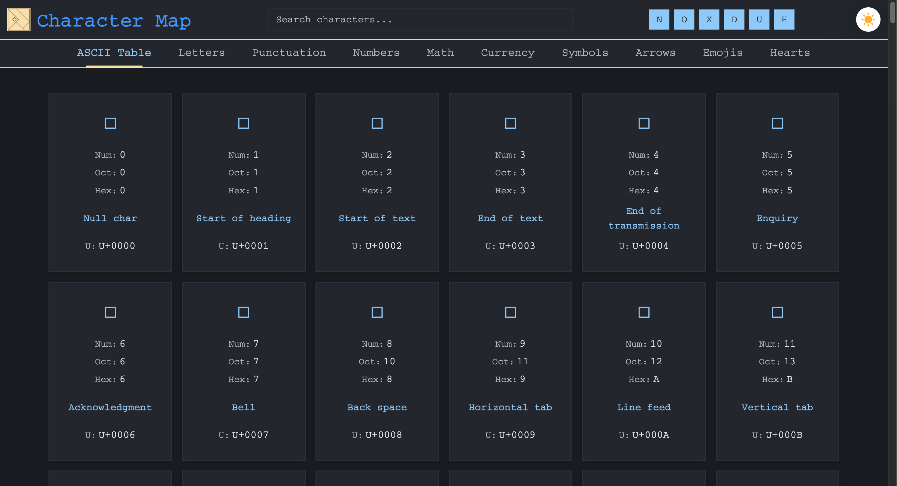 Character Map gallery image
