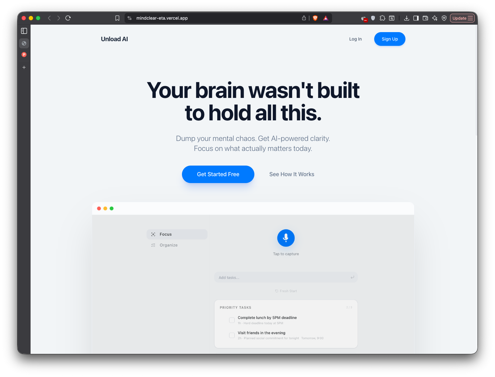 Unload AI gallery image