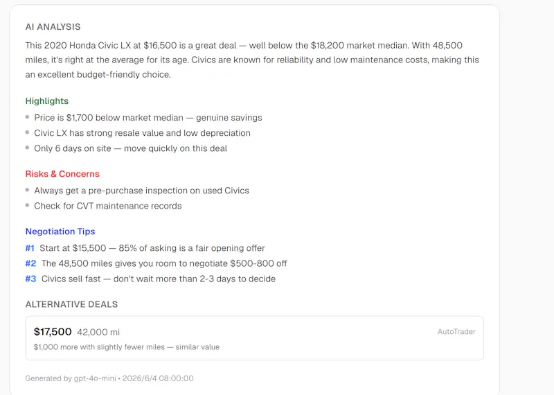 SmartCarAgent screenshot 5