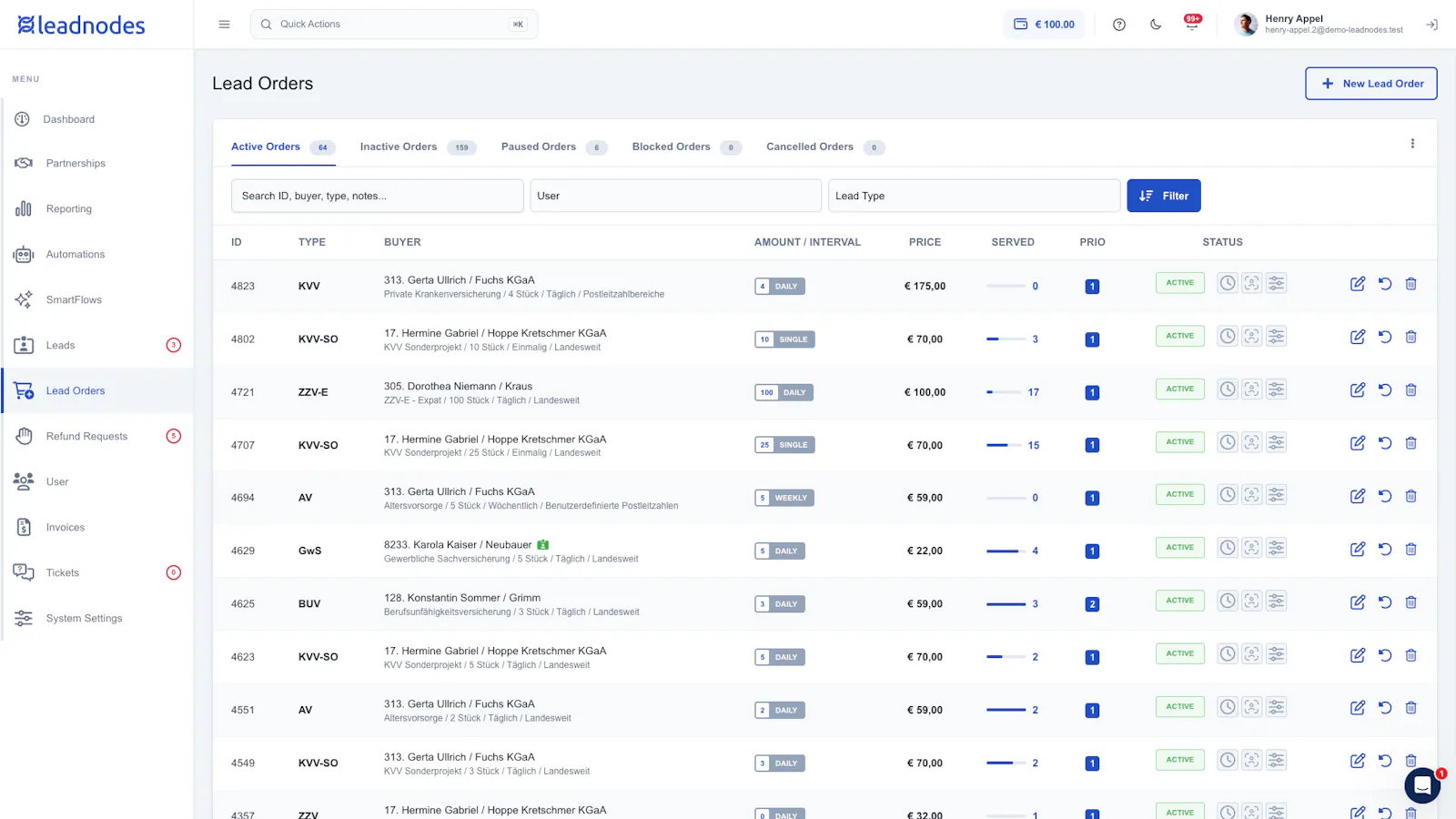 Leadnodes screenshot 3