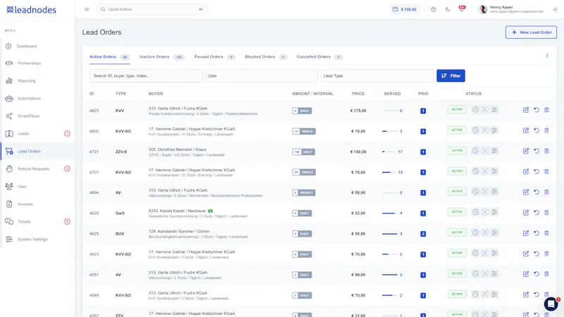 Leadnodes screenshot 3