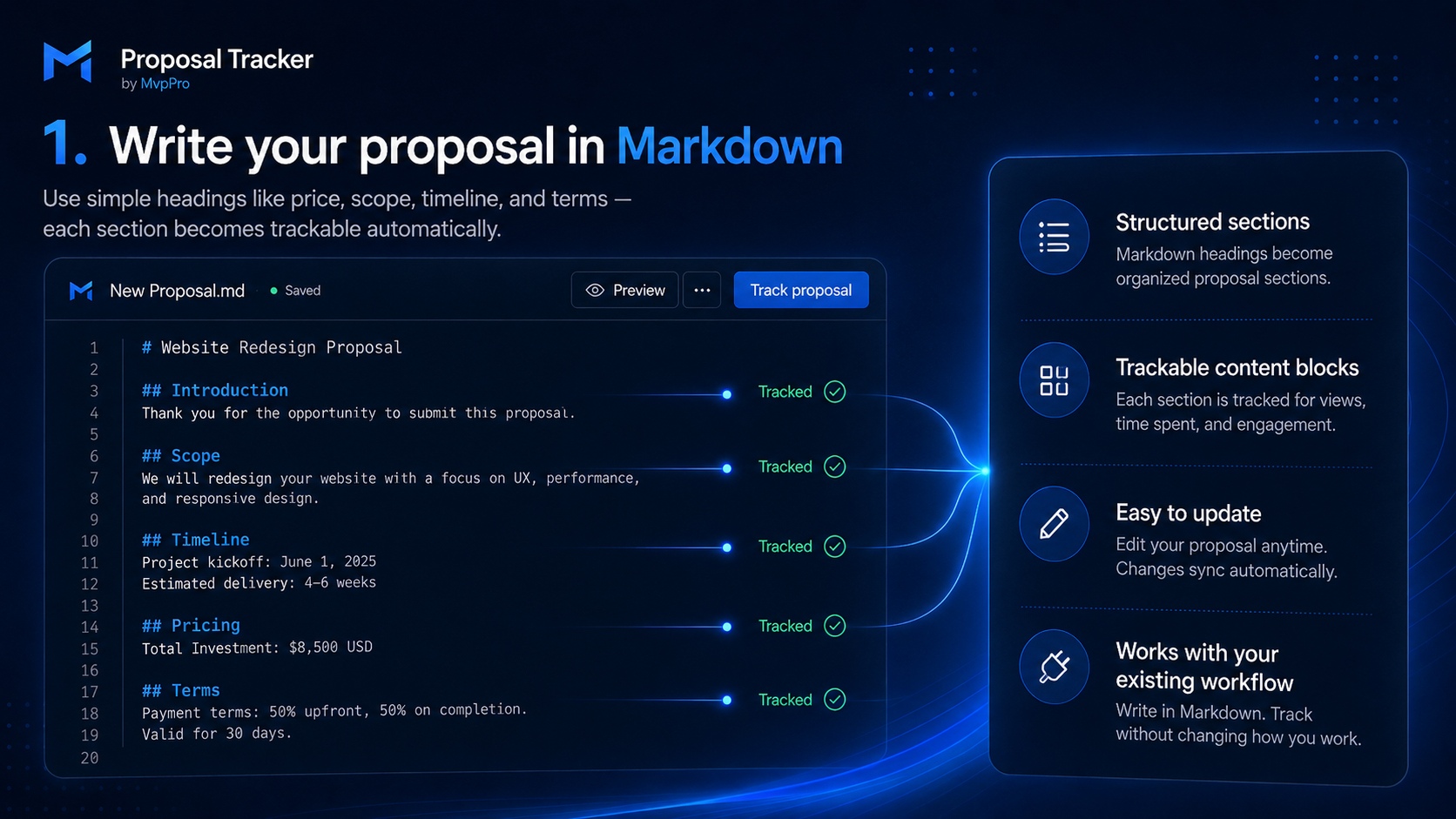 Proposal Tracker by MvpPro gallery image