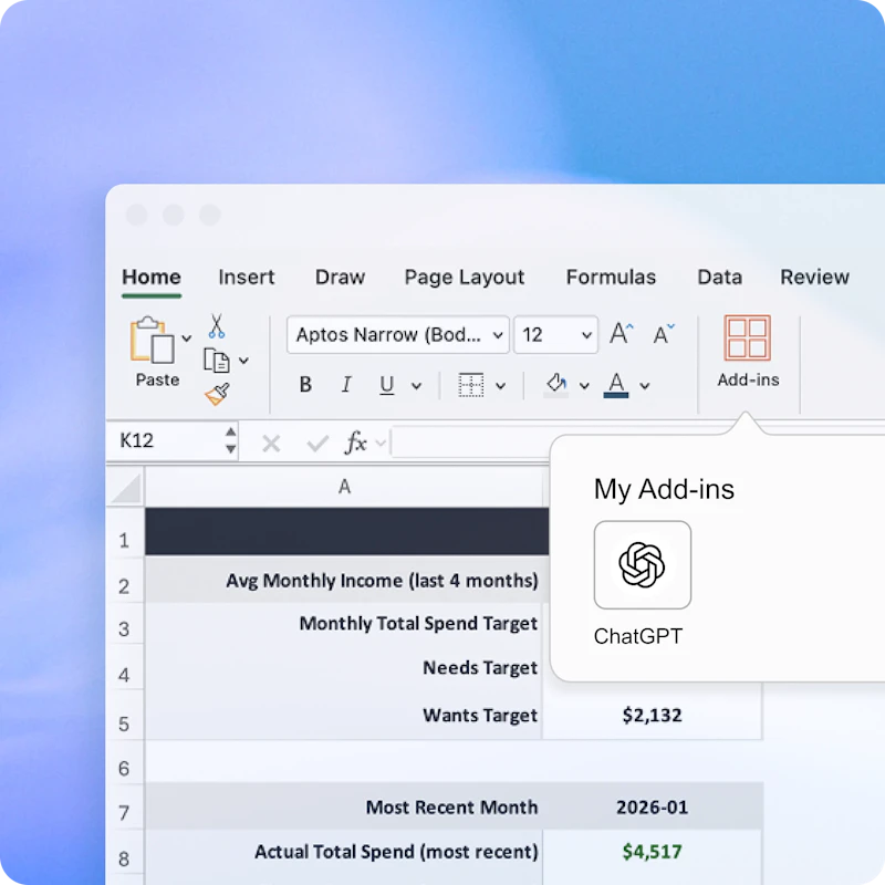 ChatGPT for Google Sheets screenshot 3