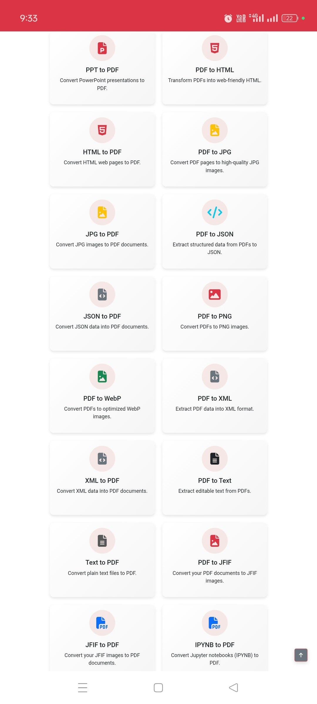 iLovePDFGo – Free PDF Converter Tools - Screenshot 3 preview