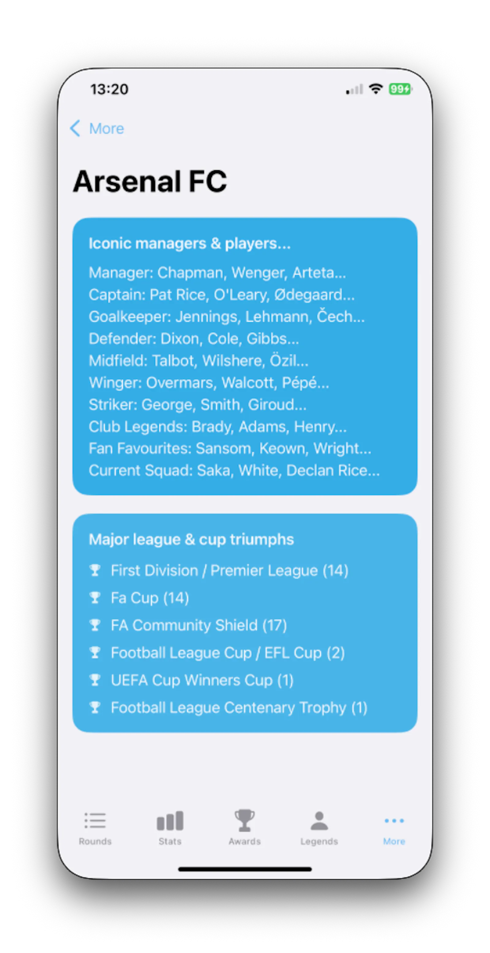 Football Quiz Soccer Legends screenshot 1