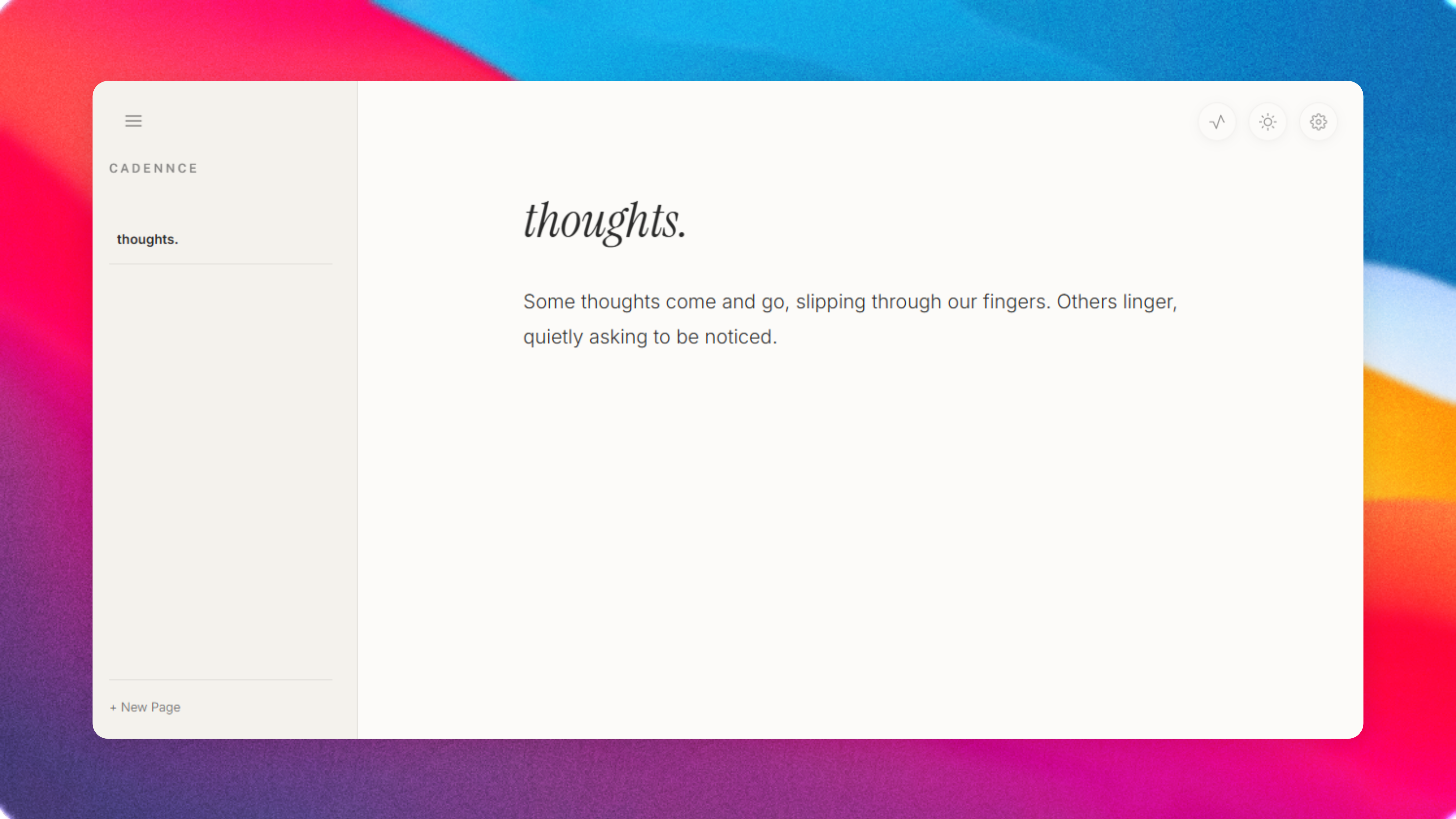 Cadennce - Screenshot 2 showing product features and functionality