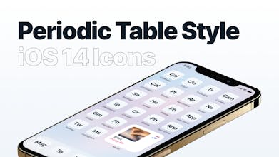 Periodic Table Style iOS 14 Icons gallery image
