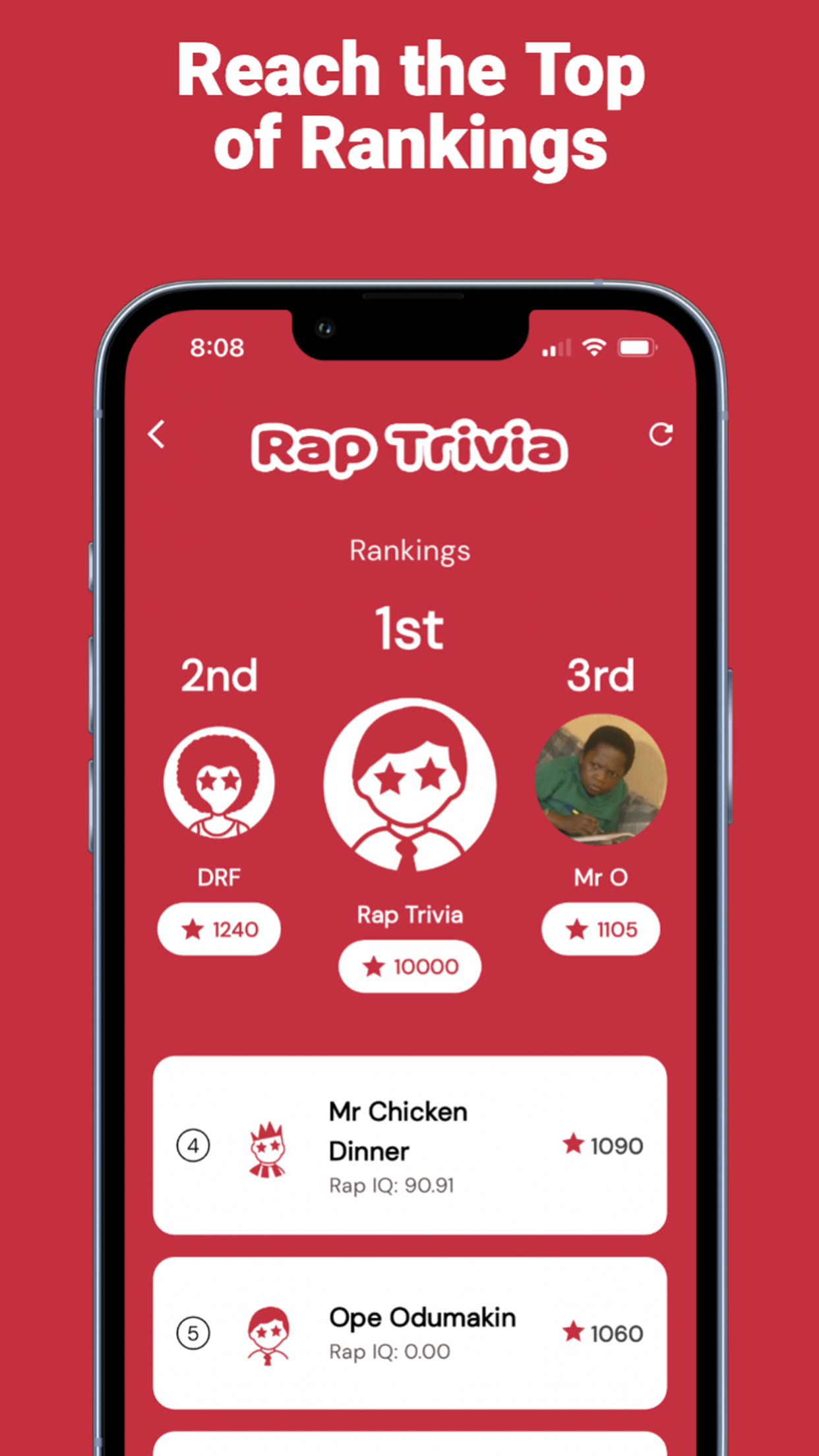 Mídia 5 de Trivia de rap - Um rap divertido, jogo de trivia de hip-hop
