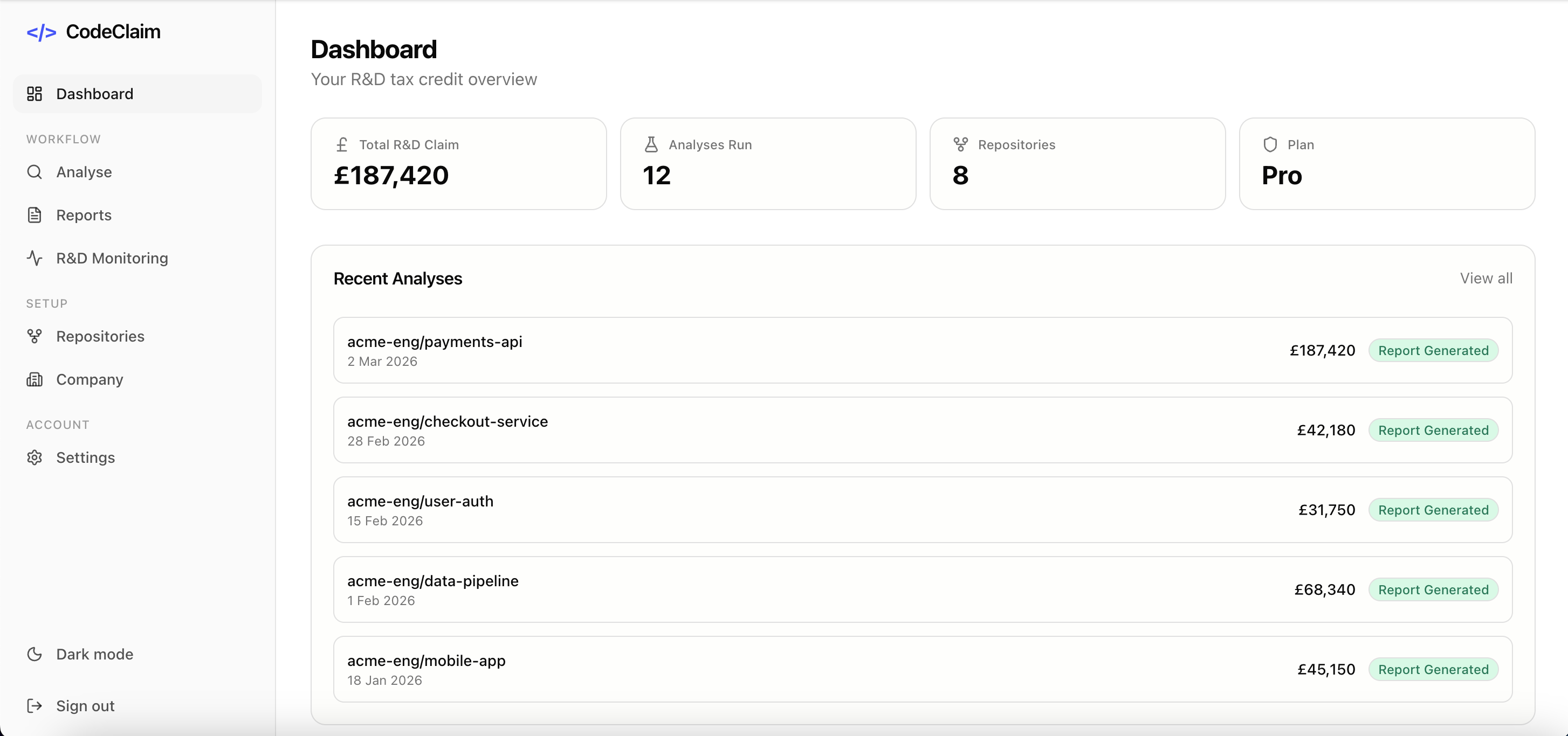 CodeClaim gallery image