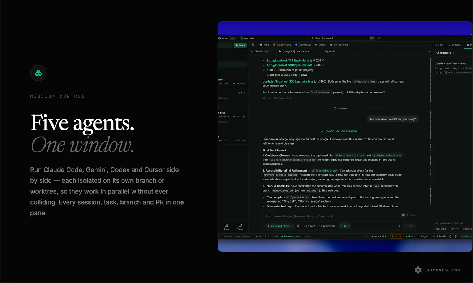 Aura: Agents + Git + Intent Open Source screenshot 6