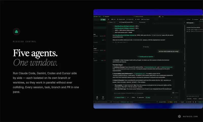 Aura: Agents + Git + Intent Open Source screenshot 6