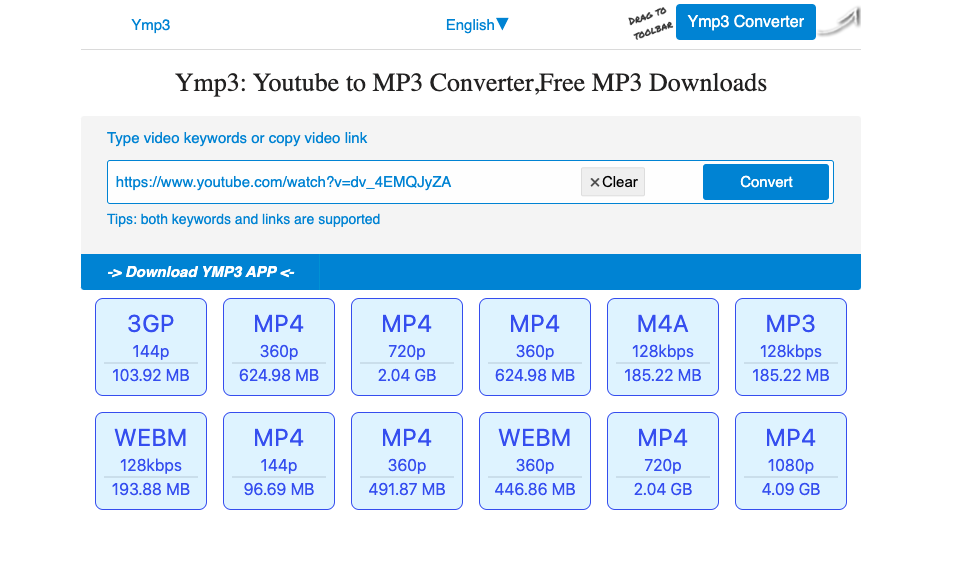 Ymp3.cloud - YouTube to MP3 -Konverter Medien 2