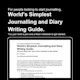 World's Simplest Journalling Guide.