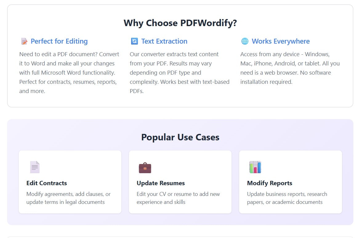 PDFWordify gallery image