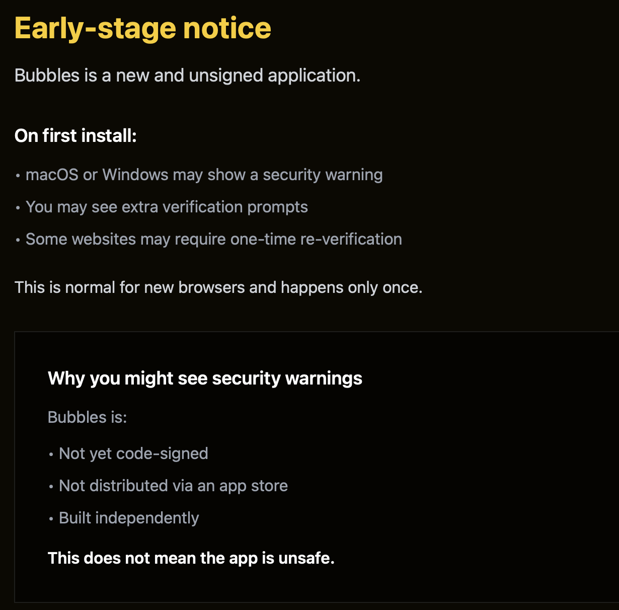 Bubble Browser - Screenshot 3 showing product features and functionality