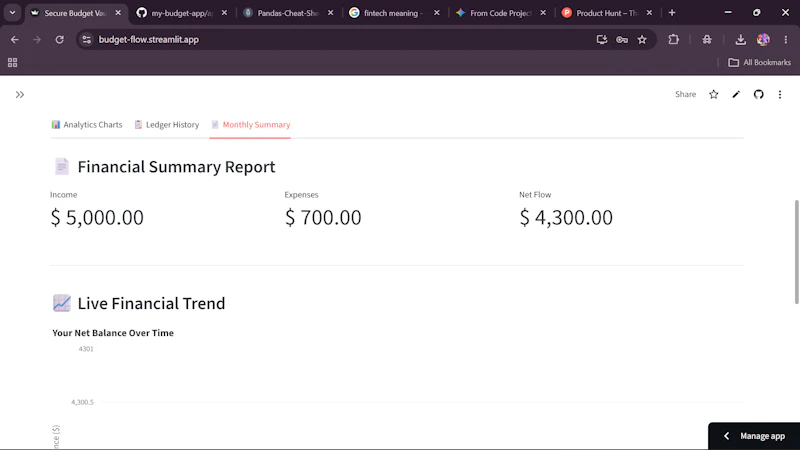Budget-Flow screenshot 2
