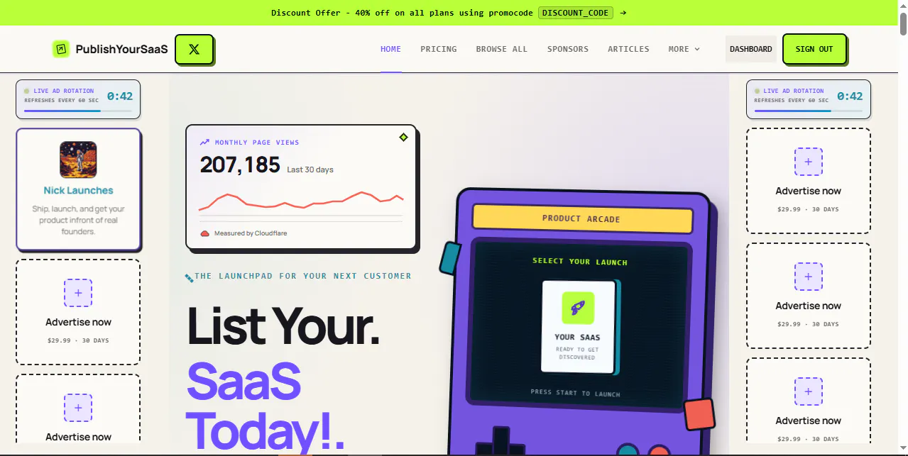 PublishYourSaaS — List Your SaaS Today! gallery image