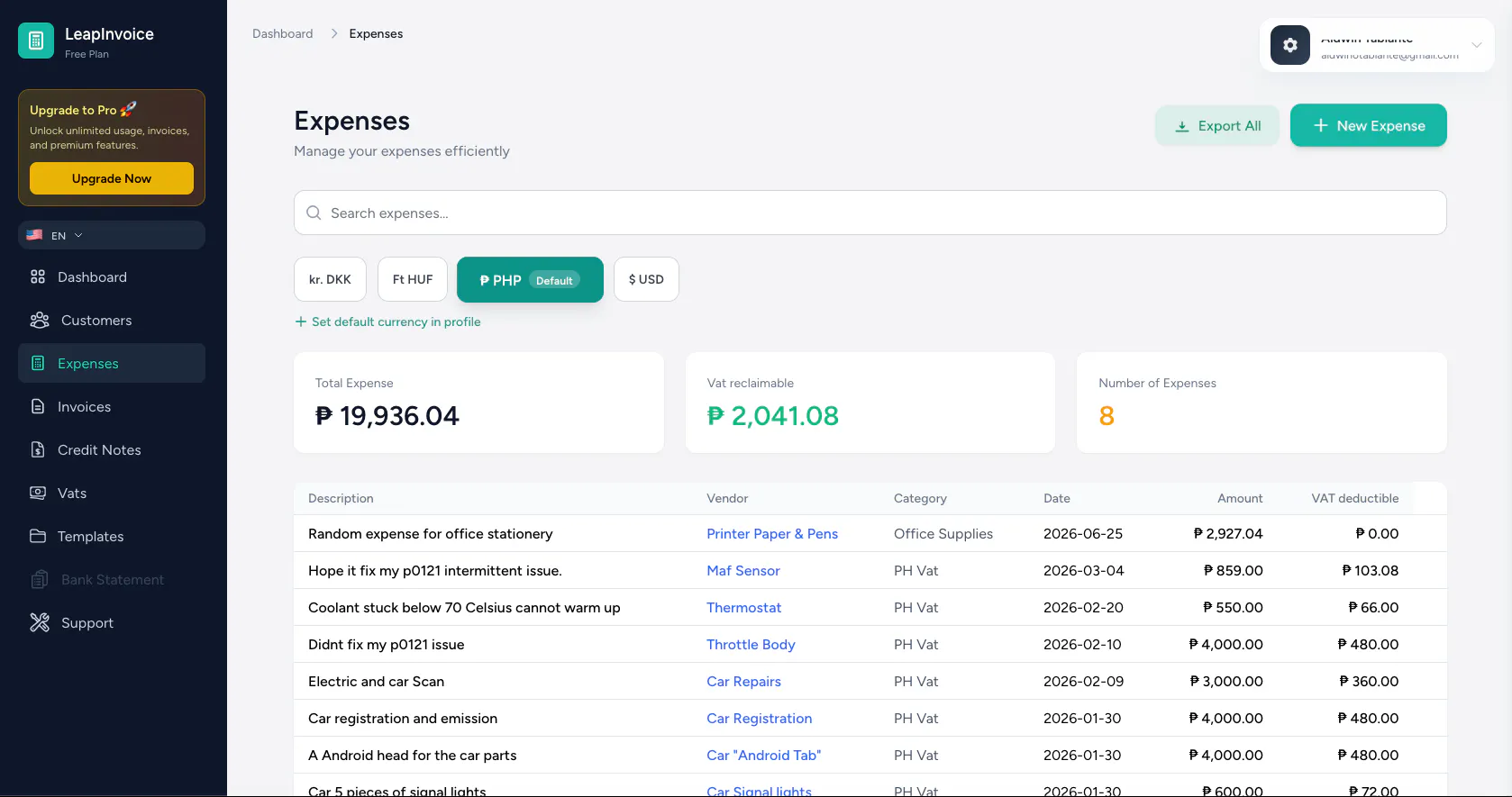 LeapInvoice — Invoicing as it should be gallery image