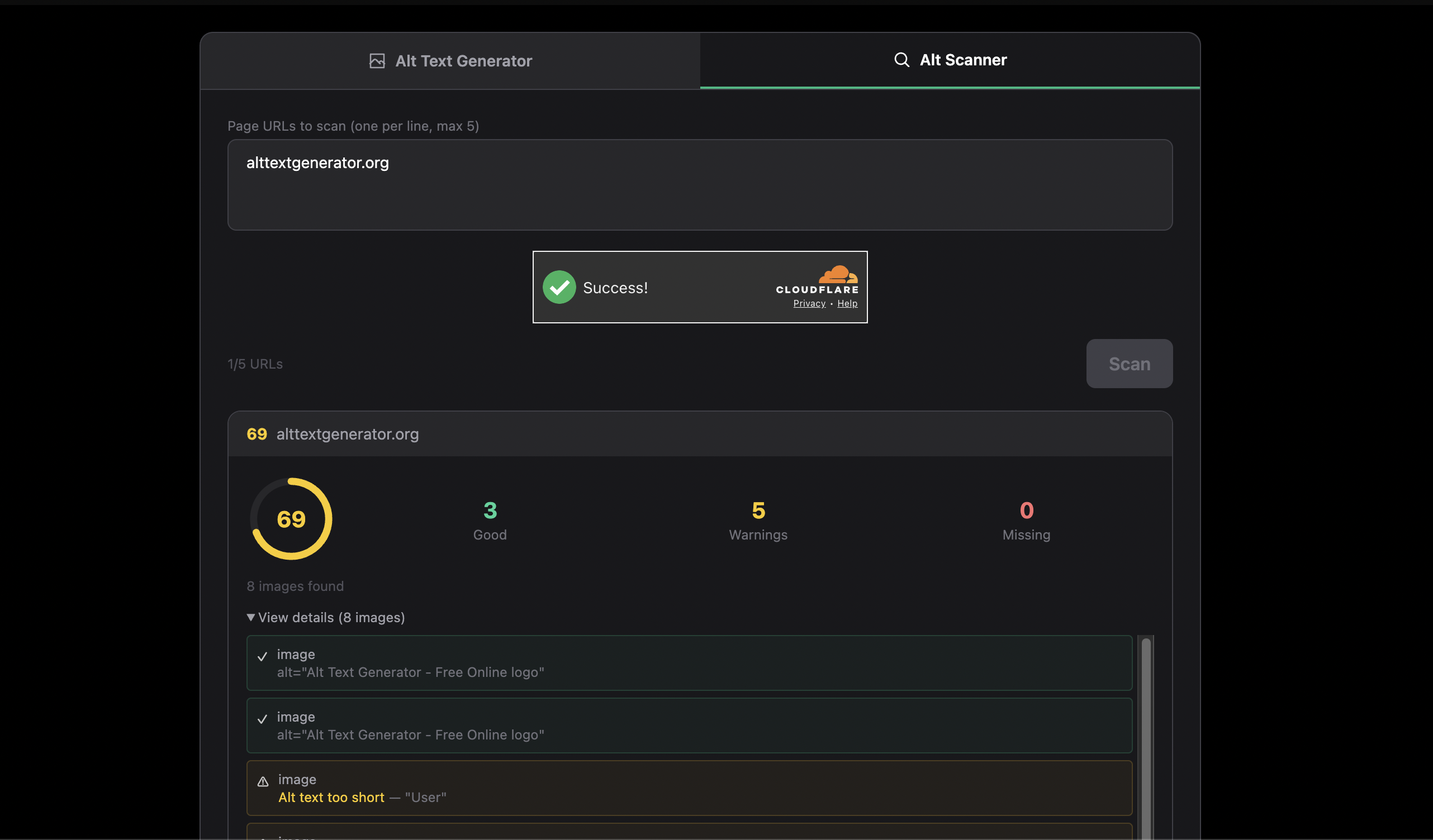 Altxt AI - Main product screenshot demonstrating key features and user interface