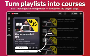 TrackMyCourse - YouTube Playlist Tracker gallery image