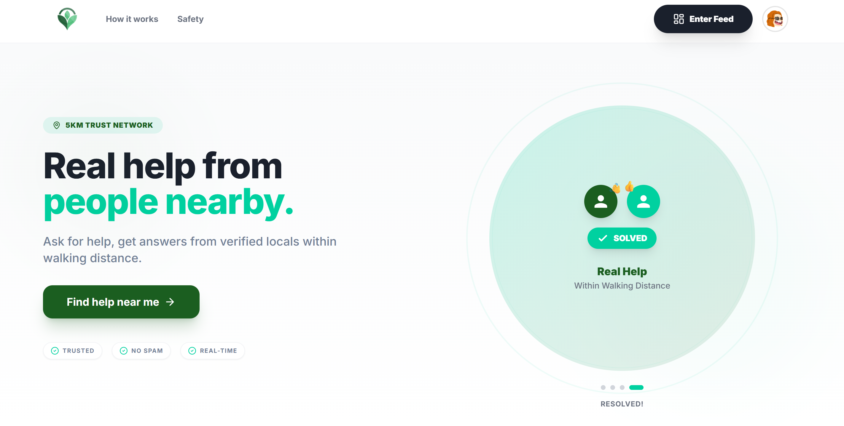 HubNear - Main product screenshot demonstrating key features and user interface