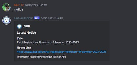 AIUB Discobot gallery image