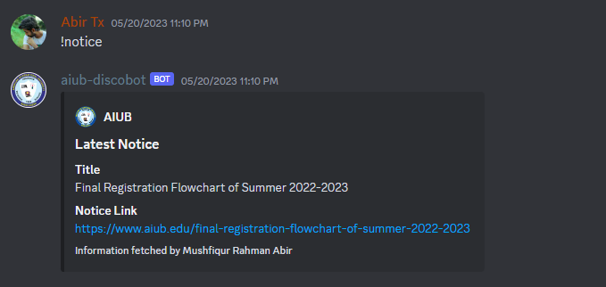 AIUB Discobot media 2