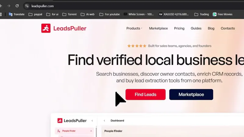 Leads Puller screenshot 1 (video preview)