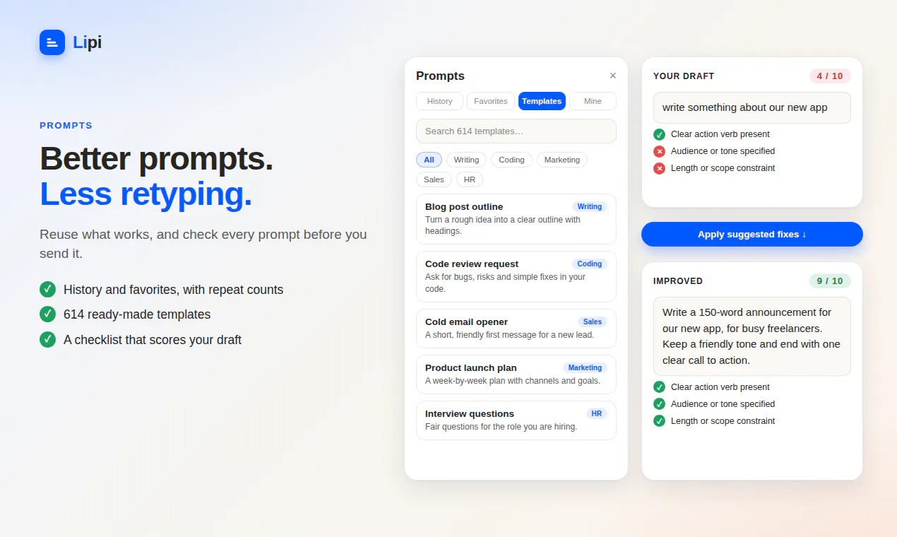 Lipi: Your AI companion gallery image