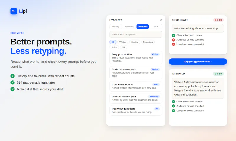 Lipi: Your AI companion screenshot 4