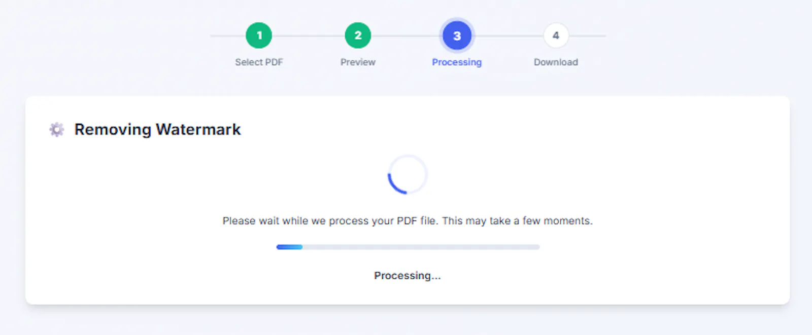 PDF Watermark Remover screenshot 4