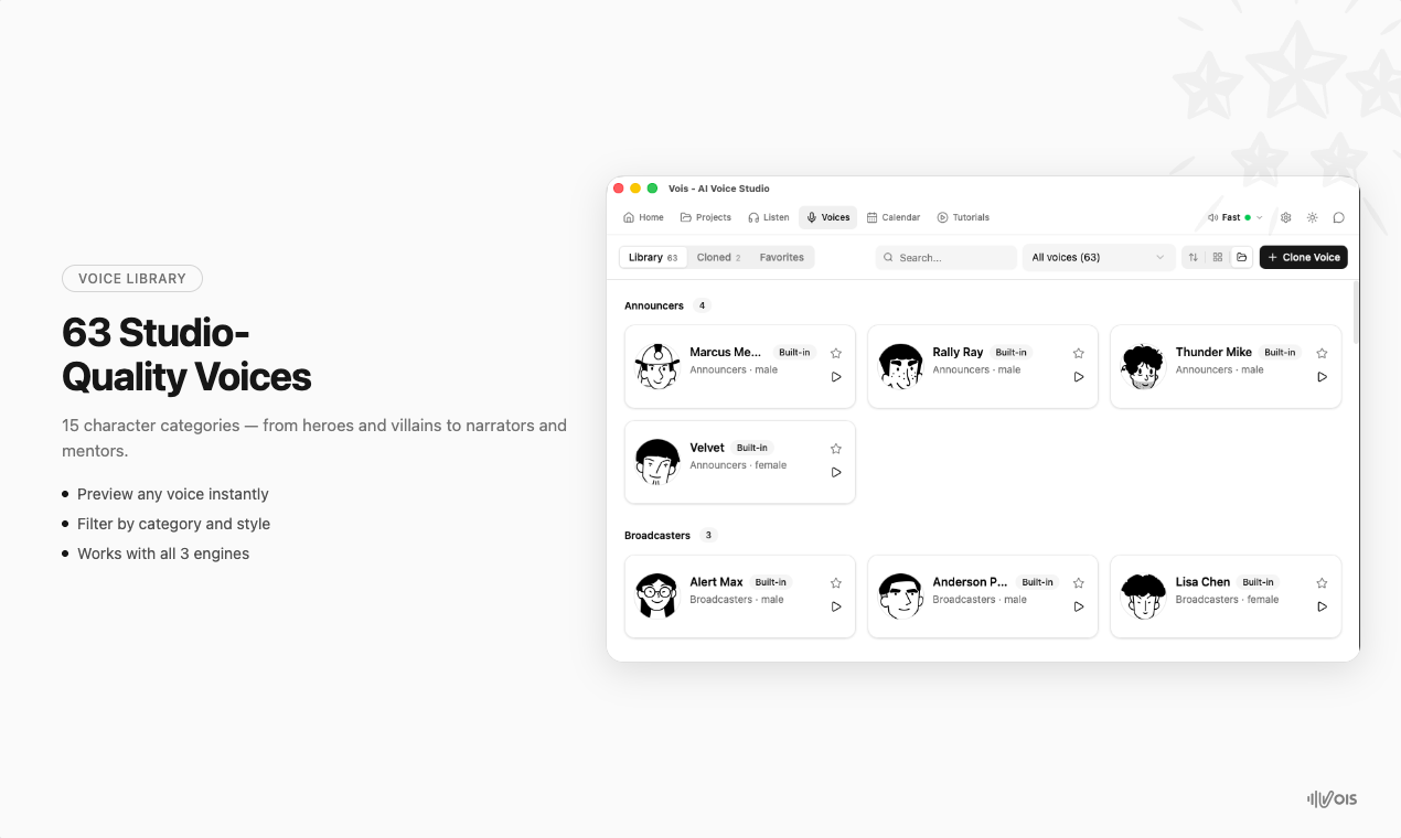 Vois - Screenshot 3 showing product features and functionality