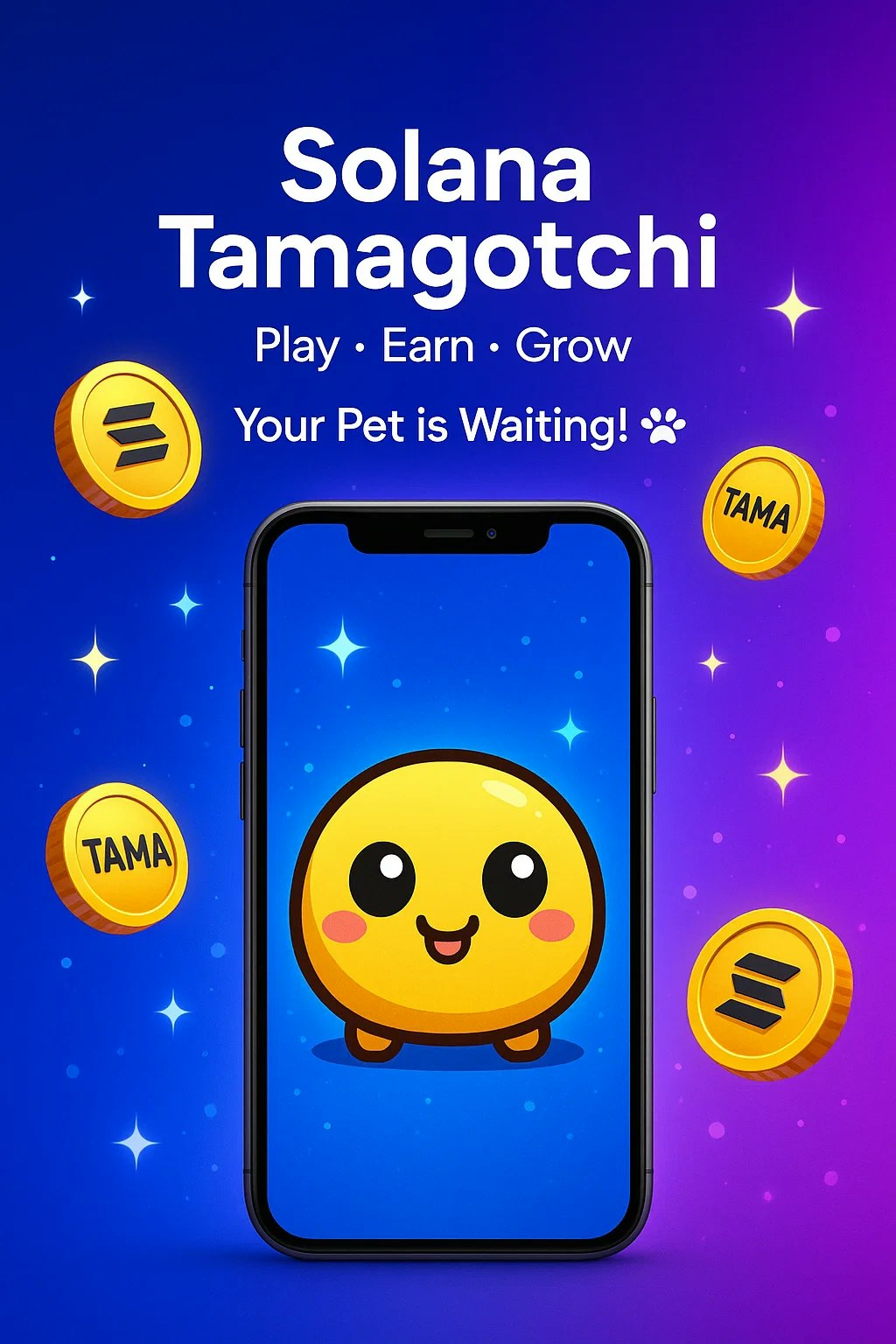 Solana Tamagotchi - Screenshot 3 showing product features and functionality
