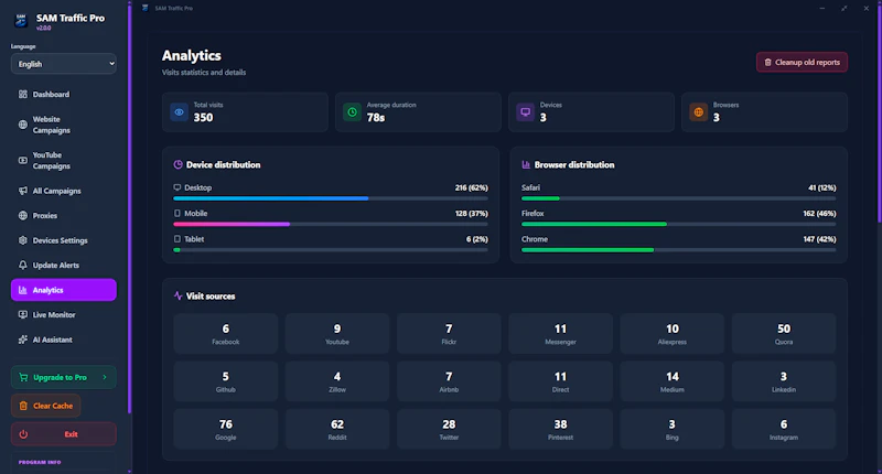 SAM Traffic Pro screenshot 4