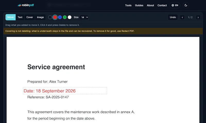 Robinpdf screenshot 6