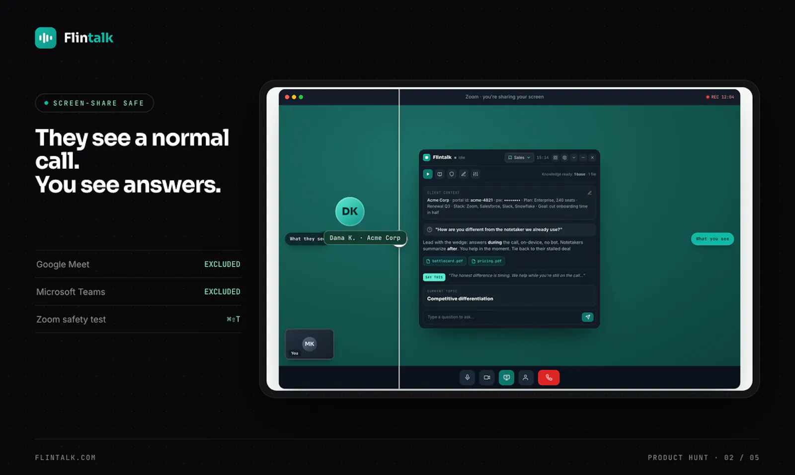 Flintalk screenshot 2