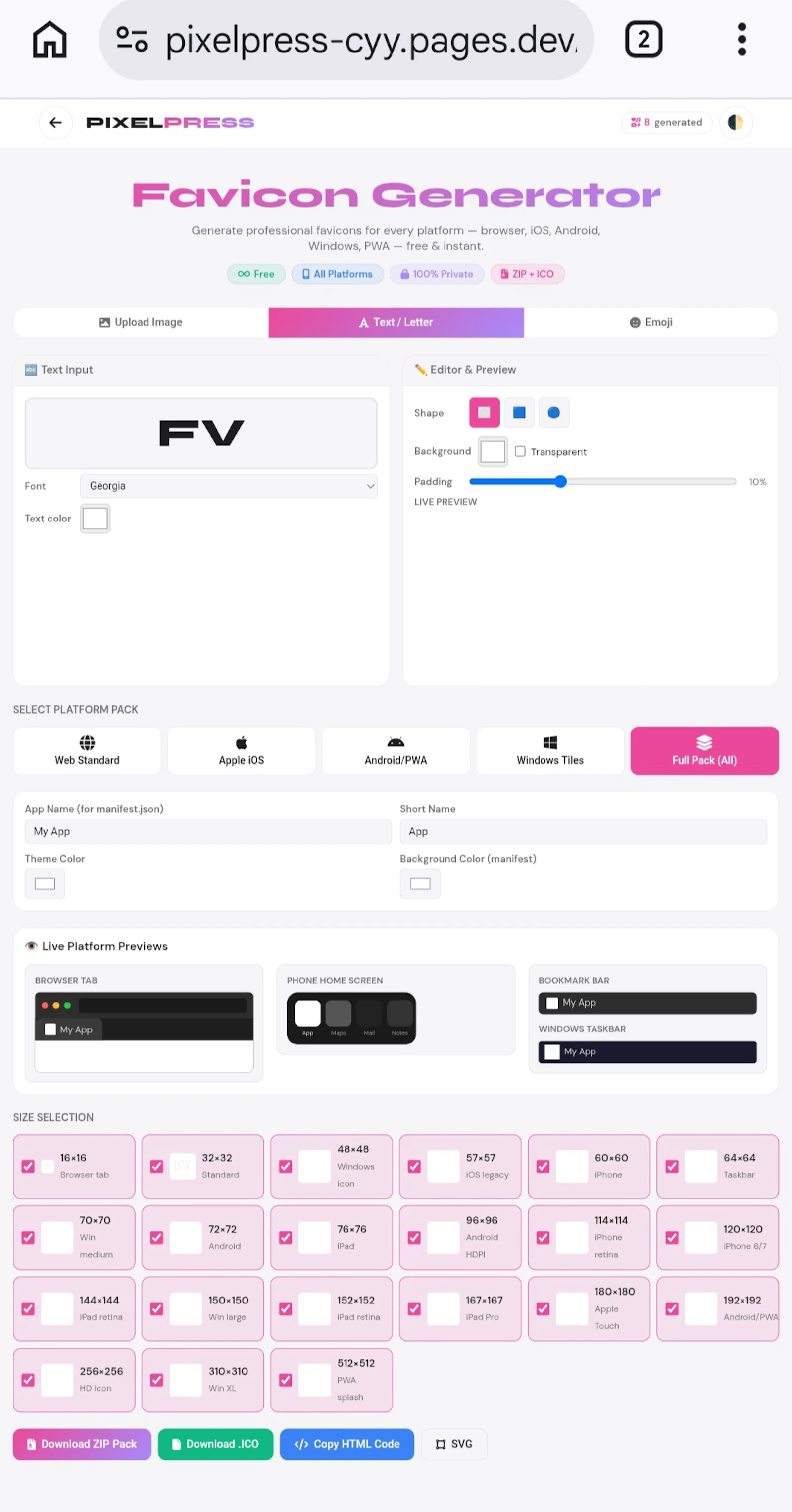 PixelPress  screenshot 2