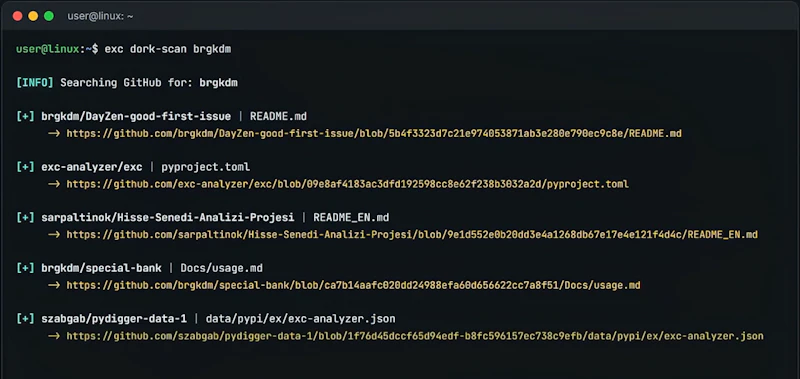 EXC Analyzer screenshot 5