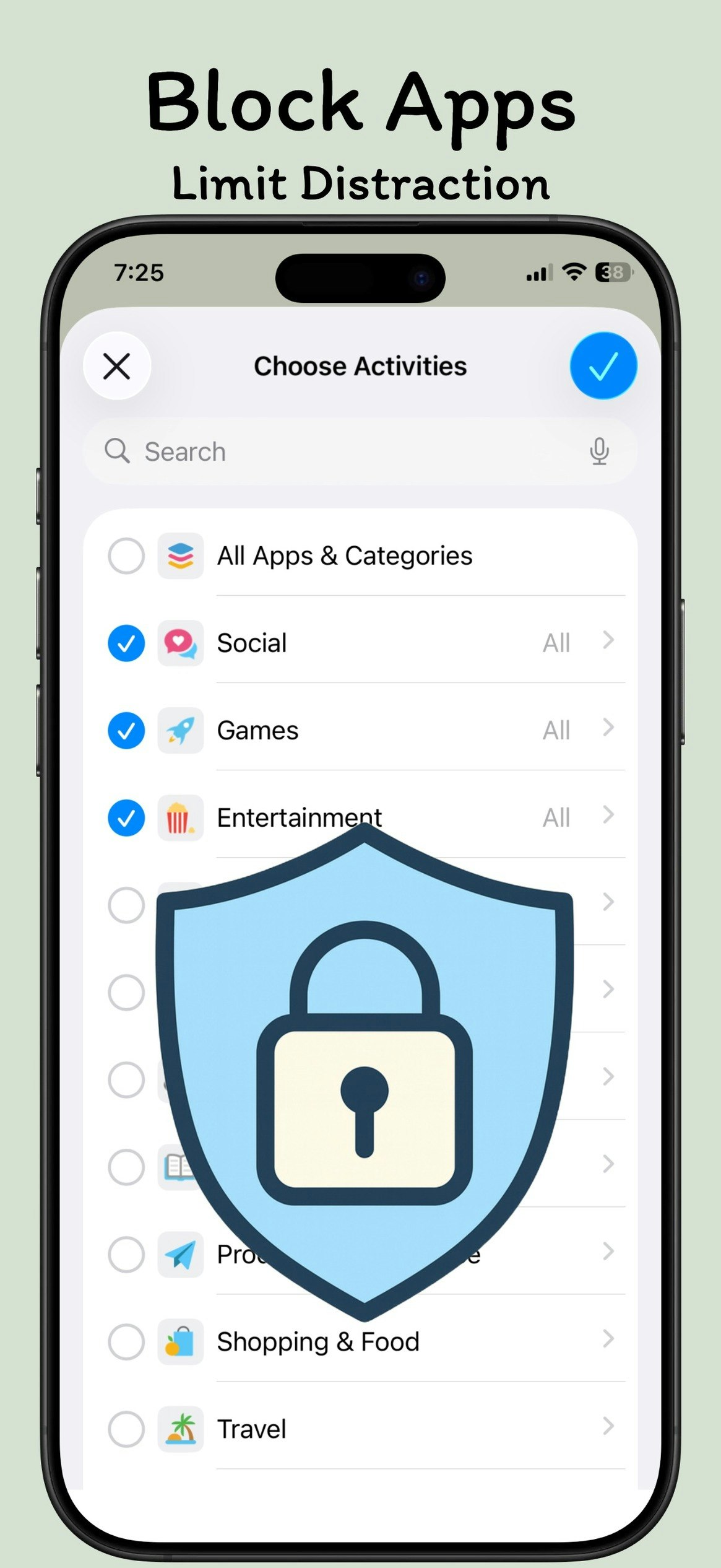 Focus CEO - Screen Time Control  - Screenshot 3 showing product features and functionality