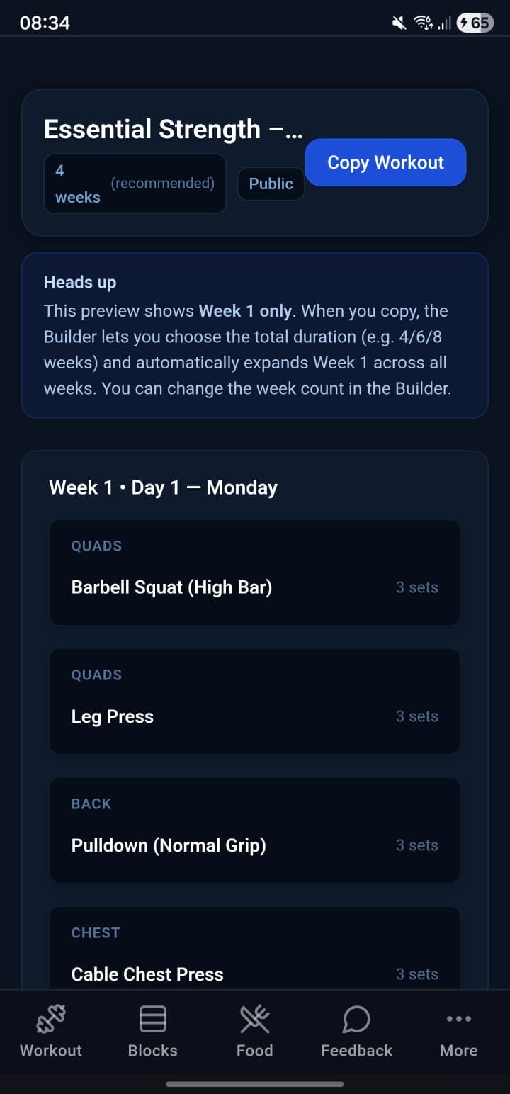 BoldMove Fitness App gallery image