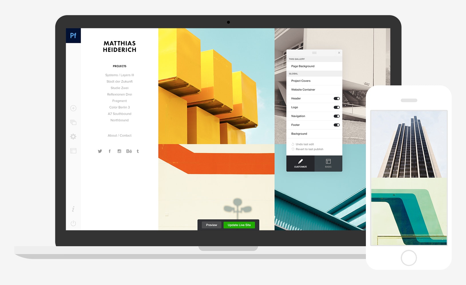 Adobe Portfolio logo