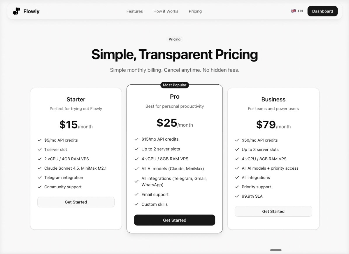 Flowly - Screenshot 3 showing product features and functionality