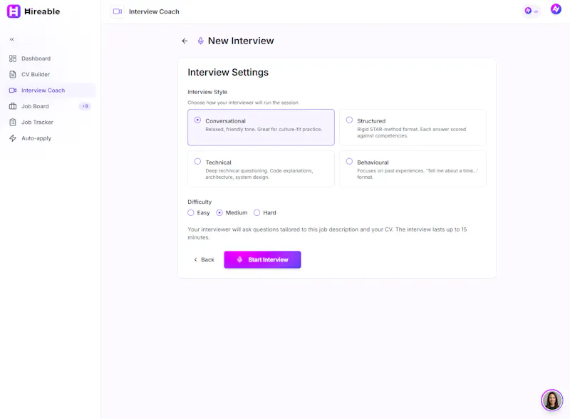 Hireable screenshot 8