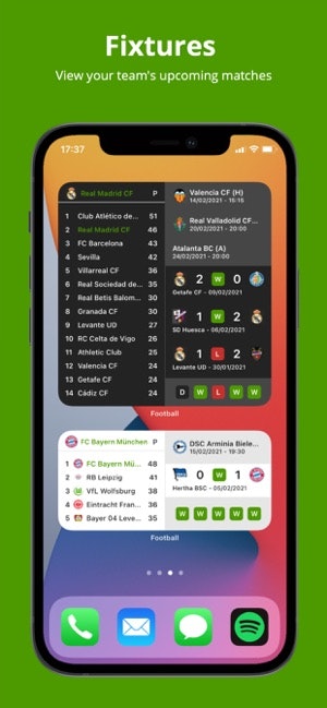 Teams - Football/Soccer Widget gallery image
