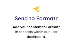 Formatr | We Format. You Hit Publish media 1