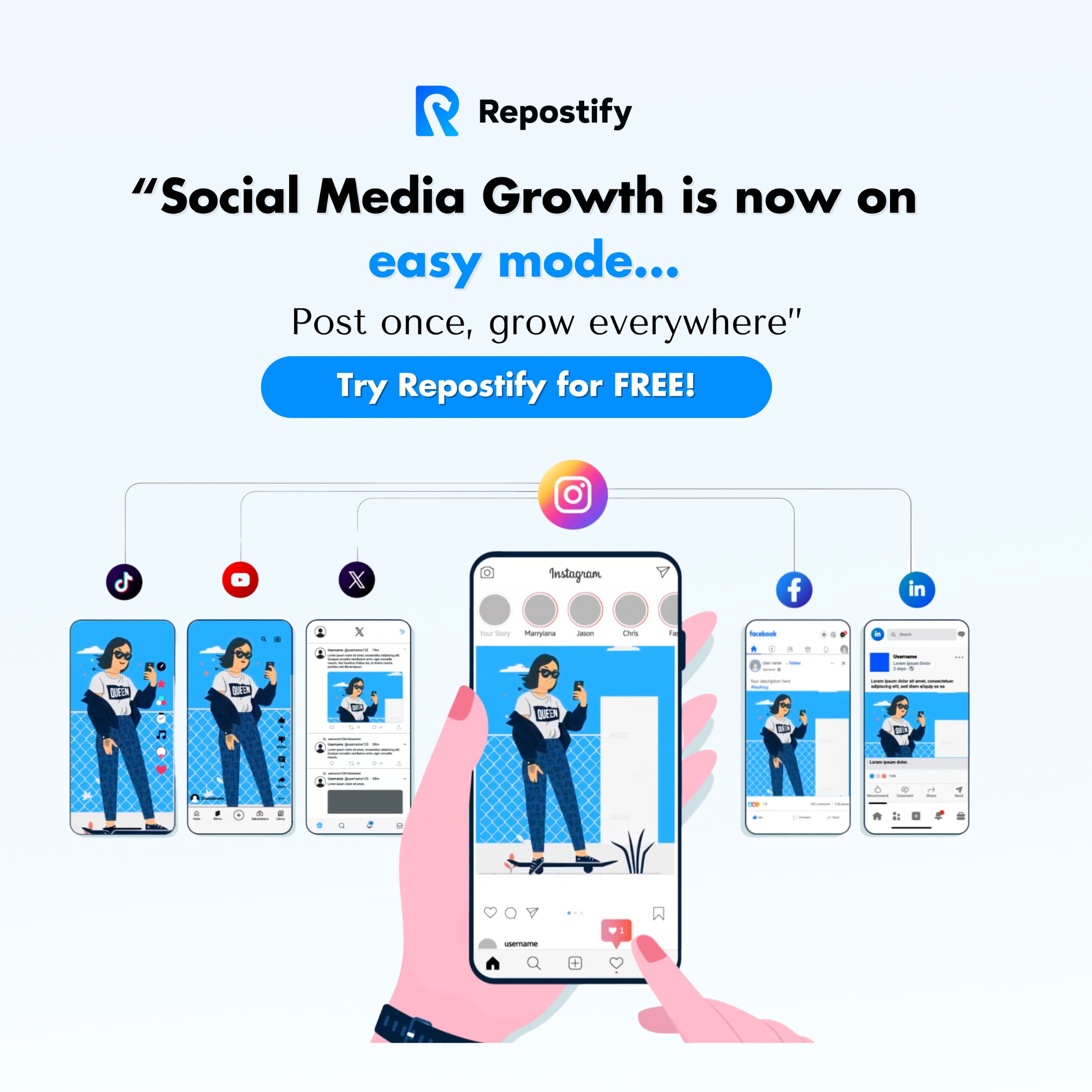 Repostify gallery image