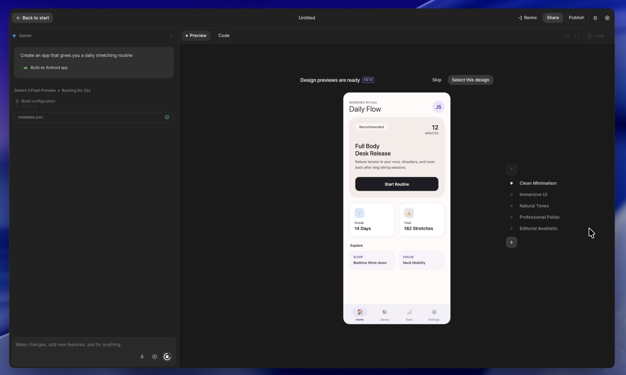 Google AI Studio 2.0 gallery image