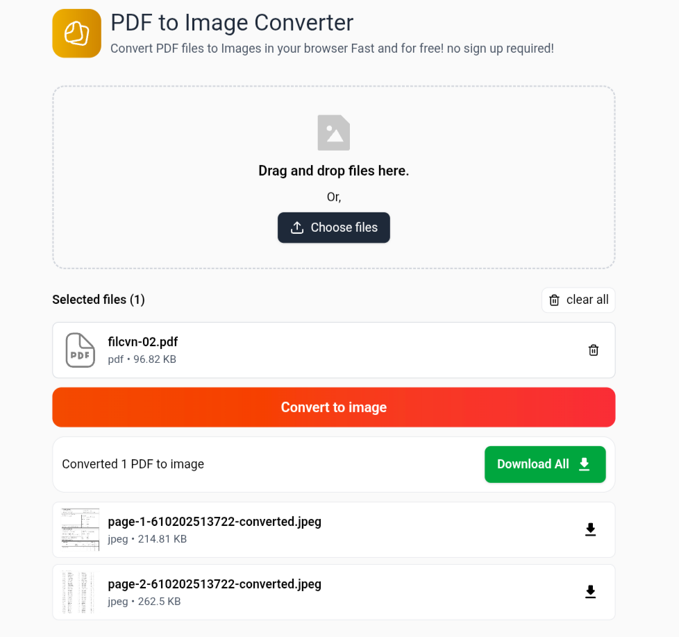 Filecnv - Screenshot 2 showing product features and functionality